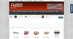 Desktop Screenshot of fmradyodinle.com
